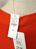 New Talbots Orange Sweater, 2X