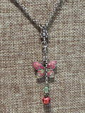 Brighton Silver Butterfly Necklace, 18"-20"