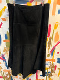 Cabi Black Genuine Suede Skirt, 14