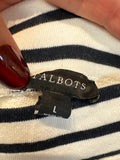 New Talbots Stripe Skirt, L