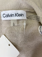 Calvin Klein Tan Cardigan, L