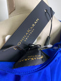 New Donna Karan Twist Cocktail Blue Dress, 16