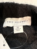 Free Assembly Black Sweater, 1X