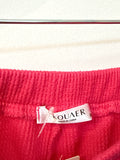 Ekouaer 2pc Pink Top + Shorts, XXL
