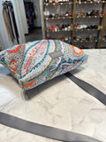 Vera Bradley Citrus Paisley Crossbody Bag, 12"x13"