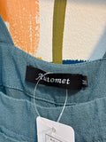 Automet Teal Cropped Jumpsuit, M
