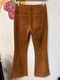 DL1961 Brown Corduroy Rachel Flare High Rise Jeans, 26 (2)