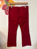 Kut from the Kloth Red Maggy Flare Jeans, 6