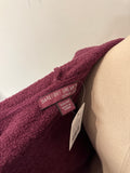 Barefoot Dreams Burgundy Cardigan, XXS/XS