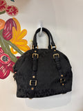 Michael Kors Black Handbag, 10"x13" (no crossbody strap)