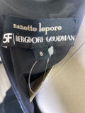 Nanette Lepore x Bergdorf Goodman Black Dress, 8 (no belt)