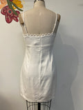 New Papermoon White Carrie Mini Dress, M