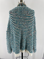 Net 153 Green Chenille Cardigan, 2X/3X