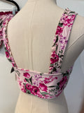 New Mossimo 2pc Floral Swimsuit, L/XL (top large, bottoms XL)
