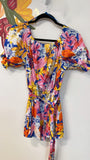 Flying Tomato Floral Romper, S (missing one belt loop)