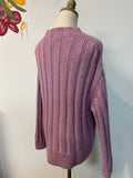 Lou & Grey Purple Sweater, M