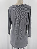 Chico's Black Stripe Top, M