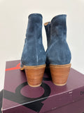 New Bueno Veronika Indigo Suede Boots, 41 (10-10.5) retail $150