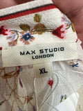 New Max Studio Cream Top, XL