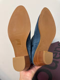 New Bueno Veronika Indigo Suede Boots, 41 (10-10.5) retail $150