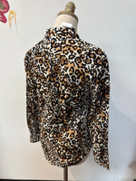 Talbots Animal Print Top, S Petite