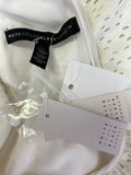 New White House Black Market White Eyelet Top, XS (retail $79)