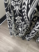 MSK Black/White Dress, M