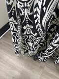 MSK Black/White Dress, M