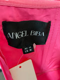 Angel Biba Pink Strapless Dress, M (runs small)