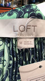 Loft Blue/Green Dress, M