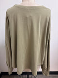 Easel Green Top, M