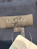 Gracia Navy Top, L