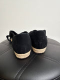 Alex Marie Black Leather Sandals, 9.5