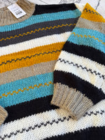 Stripe Sweater, XXL