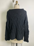 Pol Black Chenille Sweater, S