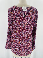 Investments Purple Print Top, M