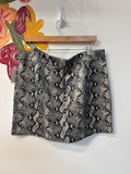 Vylette Snake Print Skirt, XL