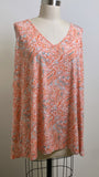 Belle Kim Gravel Semi Sheer Top, 3X