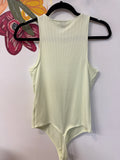 Express Body Contour Green Bodysuit, M