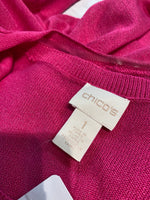 Chico's 2pc Pink Sweater + Top, M