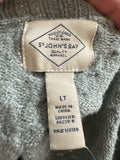 New St. John's Bay Gray Sweater, L Tall