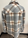 Sage Collective Plaid Jacket, L