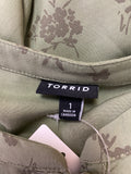 Torrid Green Top, 1X