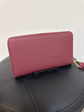 Steve Madden Burgundy Wallet Wristlet, 8"x4.5"