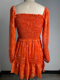 New 1. State Orange Dress, S