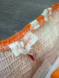 Flying Tomato Orange Strapless Top, S