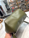 Kate Spade Green Lizzie Medium Flap Backpack, 9.5"x9.75"