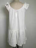 Gap White Gauze Dress, M