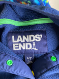 Lands End Blue Fleece Pullover, S