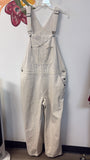 Old Navy 27" Inseam Cream Denim Overalls, 16